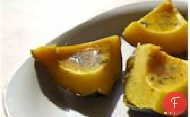 Abóbora com sálvia doce 