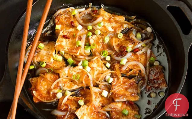 Tofu Cozido Com Caramelo