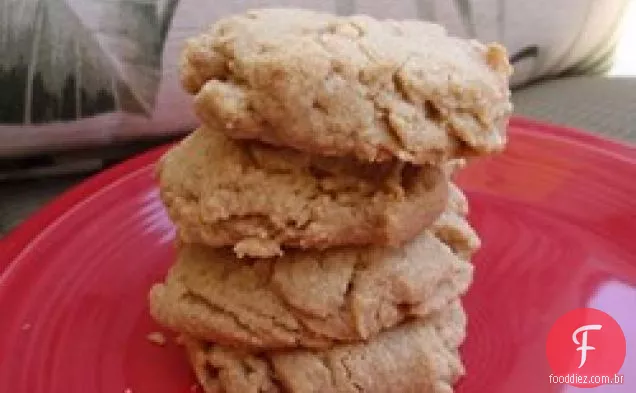 Biscoitos De Manteiga De Amendoim Sem Açúcar