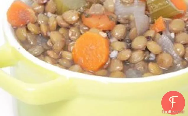 Sopa De Lentilha Grega