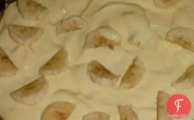 Torta De Creme De Banana Fácil