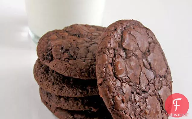 Chocolate Cereja Ganache Cookies
