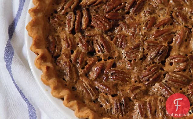 É uma torta de noz-pecã tipo de Dia