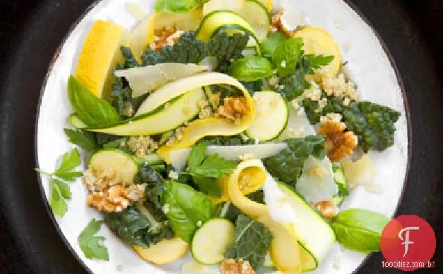 Salada de couve e abóbora com Quinoa e limão
