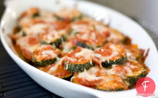 Parmesão De Abobrinha Em Camadas