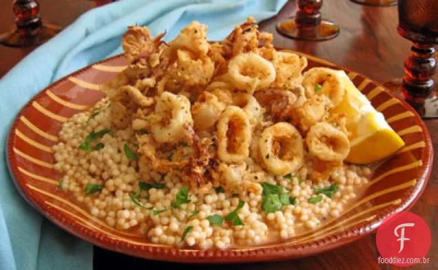Cuscuz Siciliano com caldo de peixe (cuscus con brodo di pesce)