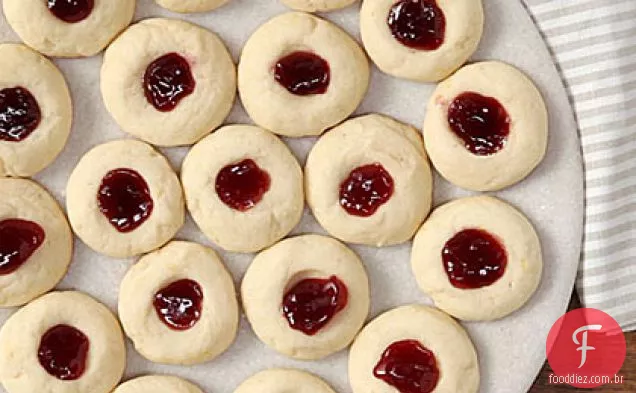 Biscoitos De Impressão Digital De Limão