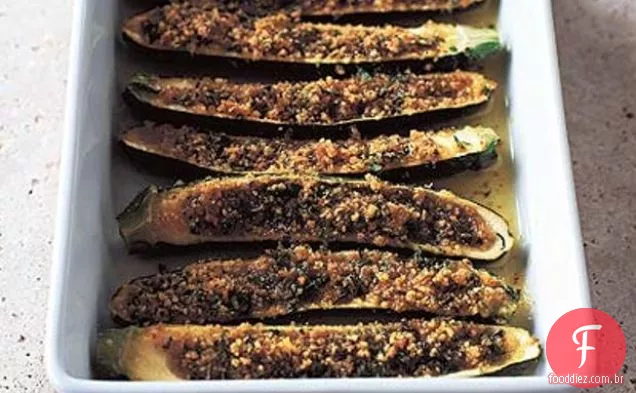 Courgettes Assadas Com Hortelã E Alho