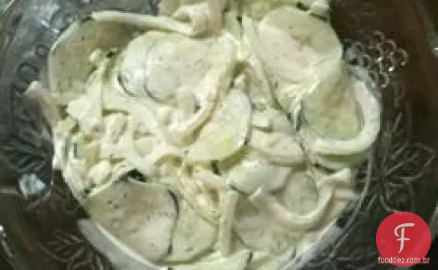 Salada de pepino legal da minha avó