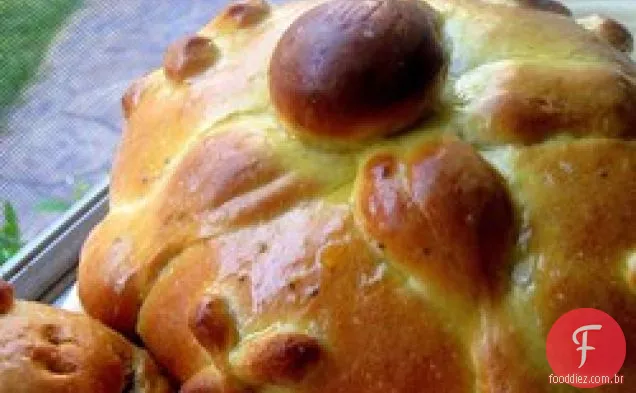 Pan de Muertos (pão Mexicano dos mortos)