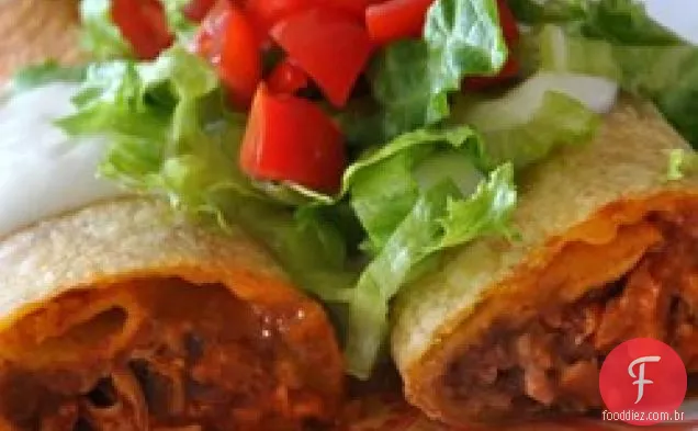 Chimi de frango no forno