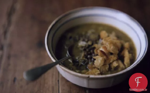 Sopa De Lentilha Francesa Kabocha
