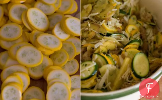 Receita Gratinada De Abóbora De Verão