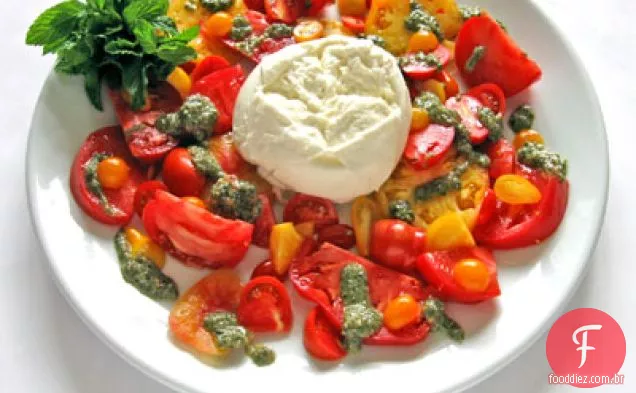 Tomates com Burrata