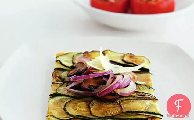 Pizza De Abobrinha-Cogumelo