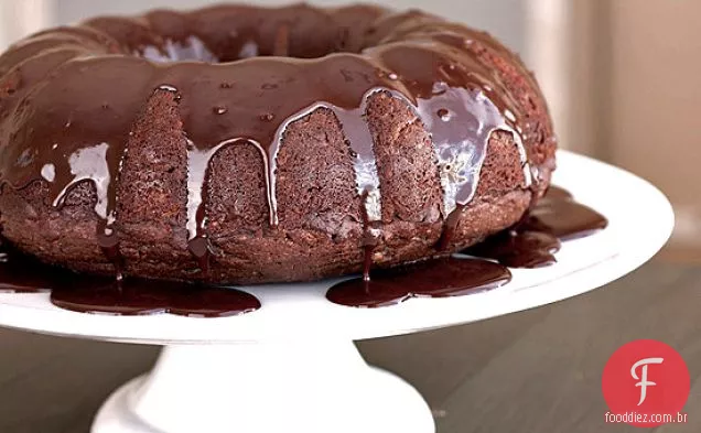 Chocolate Abobrinha Bundt Bolo