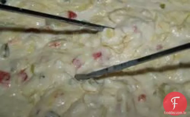 Caranguejo quente e Jalapeno Dip