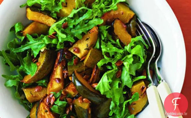 Salada De Abóbora De Bolota Assada