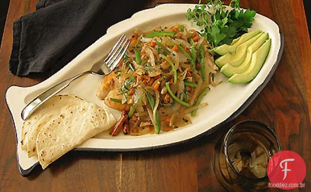 Pan Seared Red Snapper Escabeche