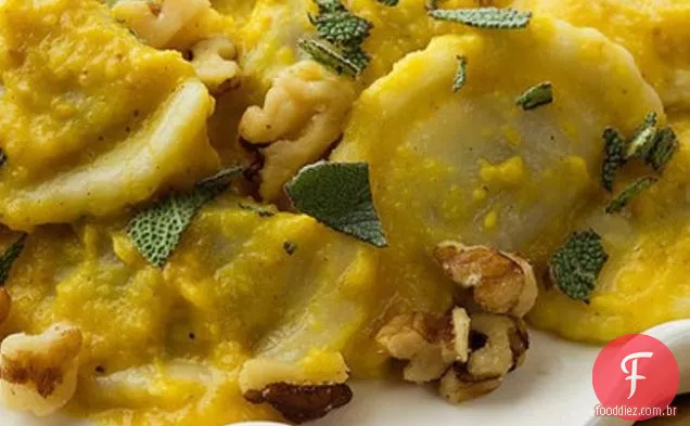Ravioli Com Molho De Massa De Abóbora