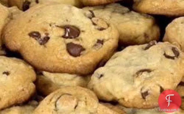 Os excelentes biscoitos de chocolate da mãe