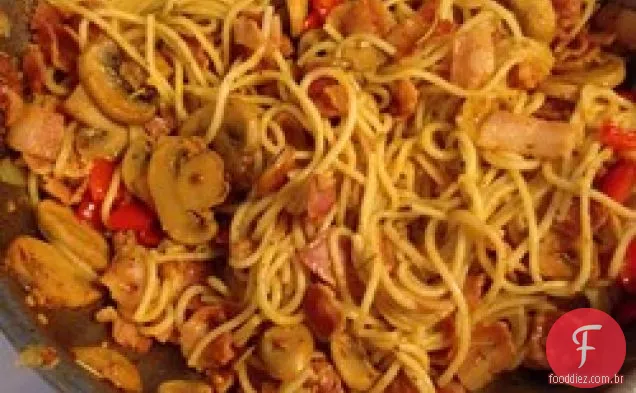 Espaguete Com Bacon