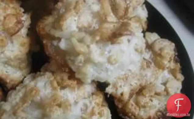 Biscoitos De Coco E Flocos De Milho