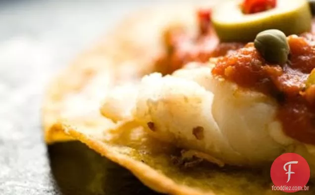 Peixe tostadas, estilo Veracruz