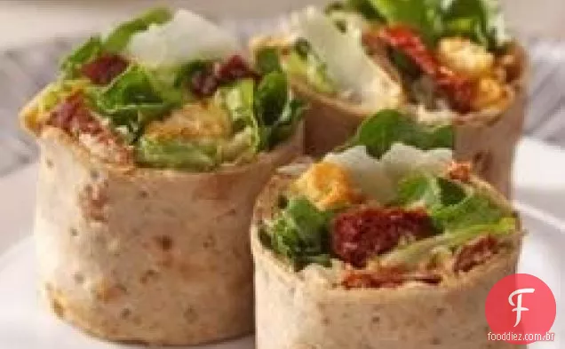 Caesar Salad Pinwheels