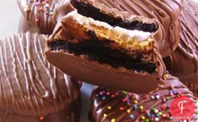 Chocolate Hockey Pucks