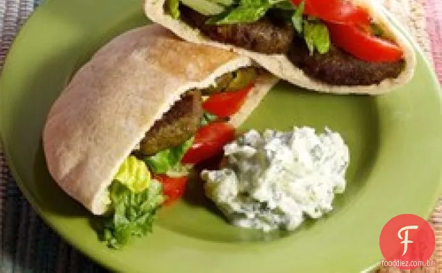 Chickpea Falafel Burgers