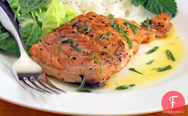 Arctic Char com molho de panela doce e azedo Cunhado