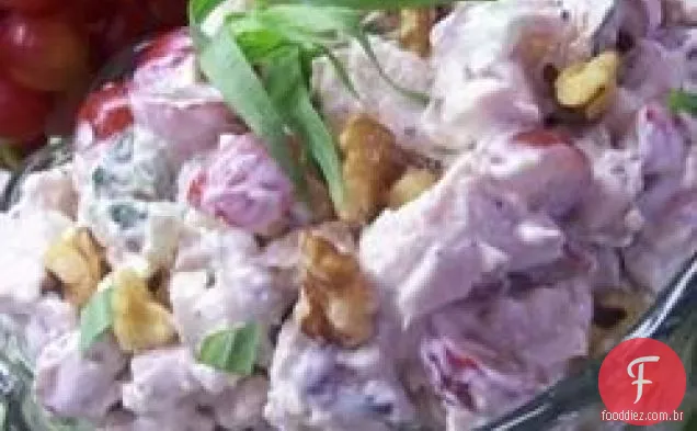 Estragão-Endro Salada De Frango Grelhado