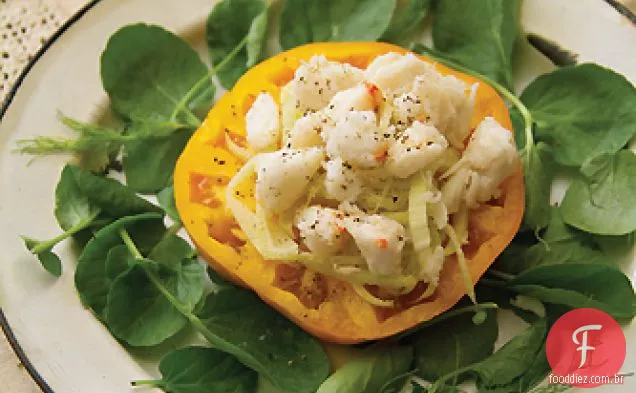 Salada de caranguejo de tomate para domar um verão Cruel e Cruel