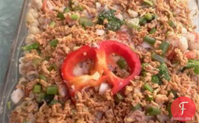 Caçarola De Macarrão De Atum Cogumelo