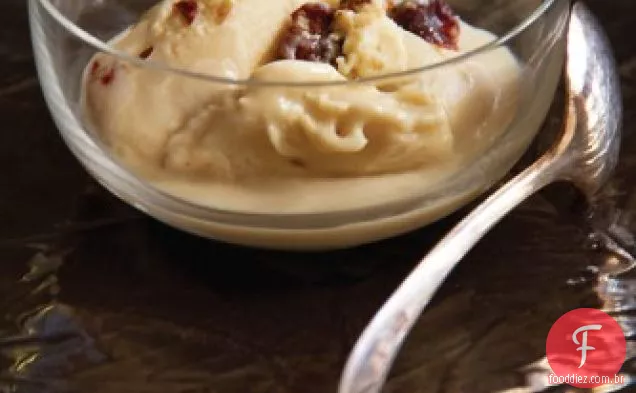Sorvete de Inverno Com bordo, canela e Cranberries