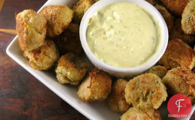 Bolas De Frutos Do Mar Paleo Com Molho Tártaro Caseiro