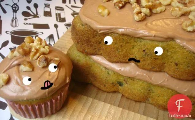 Cakespy: Bolo De Abobrinha Com Cobertura De Queijo Creme De Chocolate