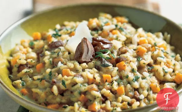 Risoto De Castanha Com Abóbora