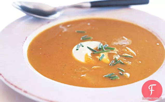 Sopa De Abóbora E Maçã