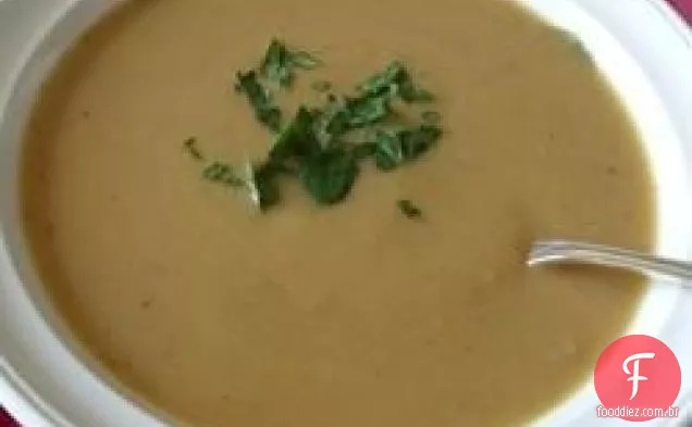 Sopa de maçã e pêra
