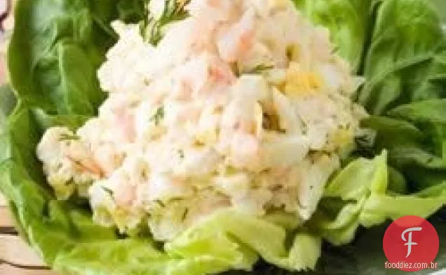 Salada De Ovo De Camarão