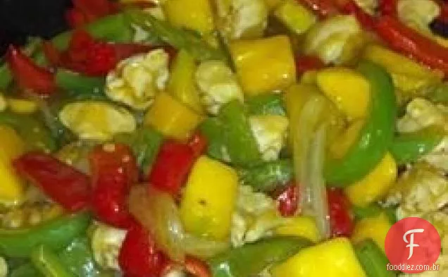 Curry De Frango Com Manga Da Malásia