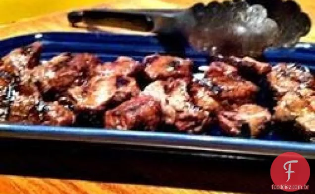 Delicioso Abacaxi Carne Bife Marinada