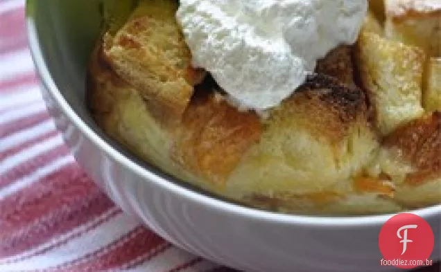 Meu Pudim De Pão De Pêssego