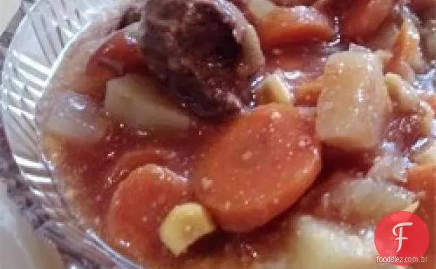 Sopa Fresca Da Carne Vegetal Do Jardim