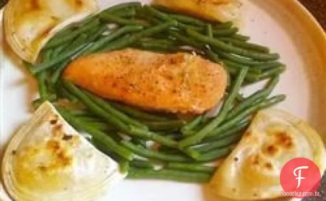 Frango com pimenta limão da Gina