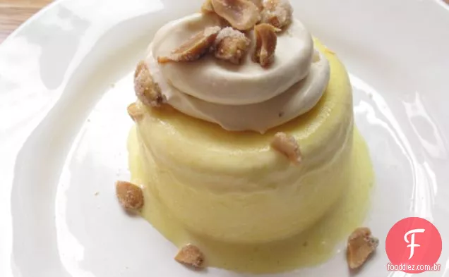 Semifreddo De Milho Doce, Creme De Caramelo Salgado, Amendoim Cristalizado