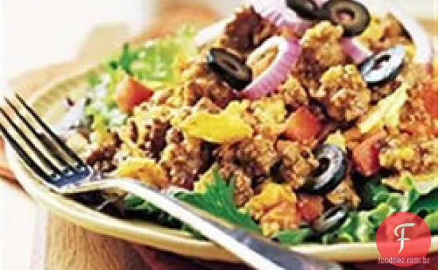 Confetti Beef Taco Salad