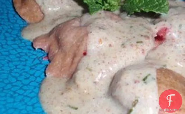 Molho de Creme de sálvia doce (sem o sábio!)